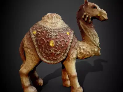 camel figurine 3D model
