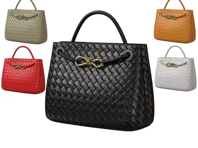 Bottega Veneta Andiamo Bag Low-poly 3D model