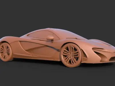Mclaren P1 3D print model