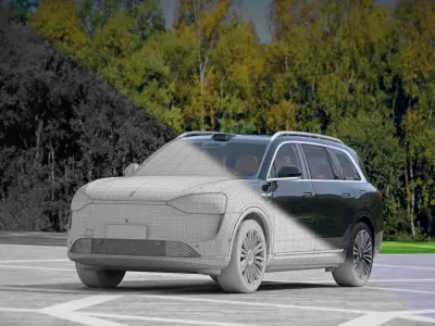 Huawei AITO M9 3D model