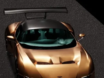 aston martin vulcan sports 3D model