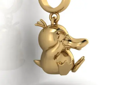 pendant pokemon duck 3D print model