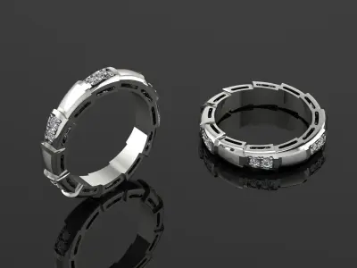 Bvlgari Ring serpenti viper 3D print model