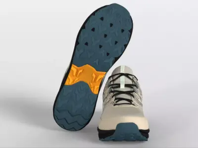 ASICS Men s Gel Venture 9 Running Shoes Low-poly 3D model