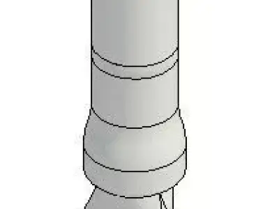 Conector TTPP Capacitivo Jessamine 220kV 3D print model