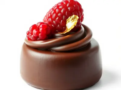 Gourmet Chocolate Mousse Dessert model pack Low-poly 3D model