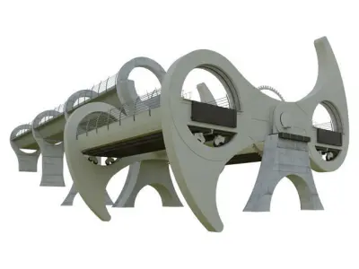 Falkirk Wheel 3D model