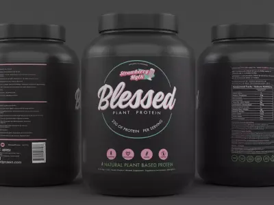 Protein Powder 3D model 176
