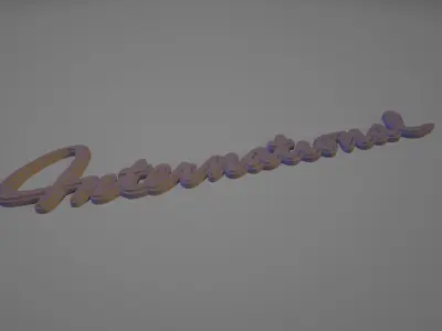 Antique international emblem  3D print ready 3D print model