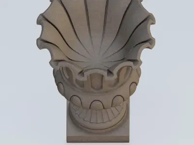Garden urn planter35 3D model