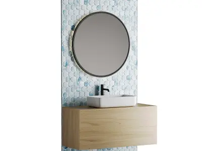 Bathroom Set 015 3D model