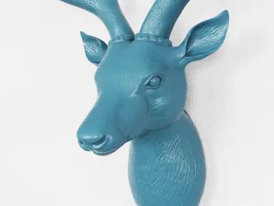 Kare Design Deko Kopf Deer 3D model