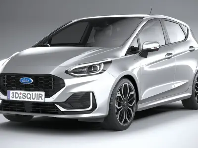 Fiesta ST-Line 5-door 2022 3D model
