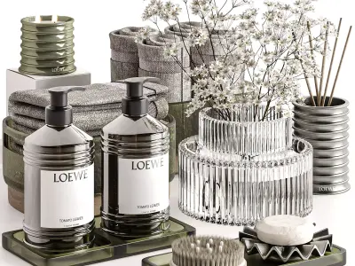 Bathroom Accessories 10 3D model