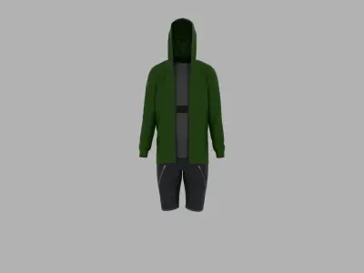Sport Suit Low-poly 3D model 58