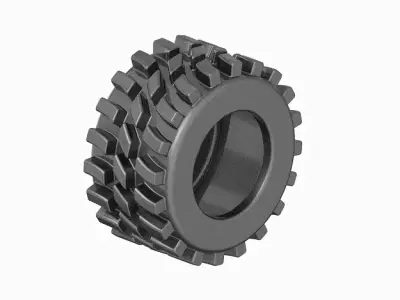 Wheel Loader Tyre 3D print model