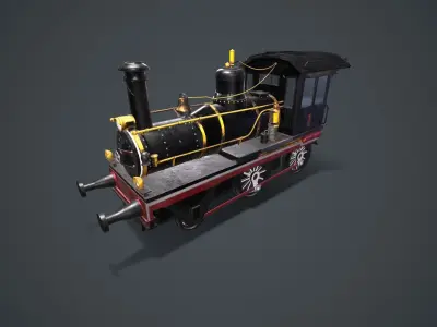Old Train 1914 3D model