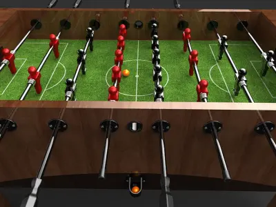 Football soccer table  Free 3D model