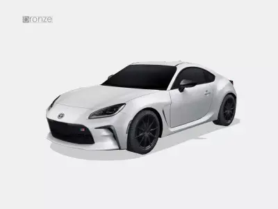 Toyota GR 86 2022 Low-poly 3D model