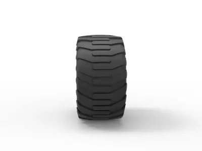  Offroad wheel 23 3D print model