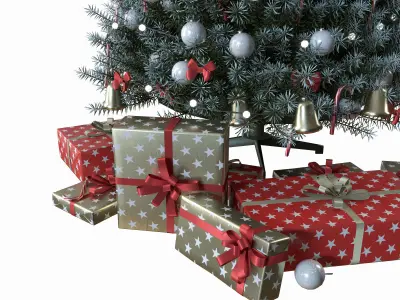  Christmas tree 3D model 3D model