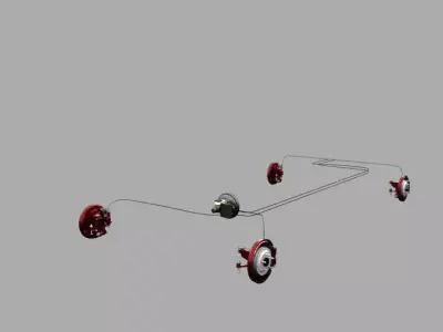 AntiLock Braking System Free 3D model