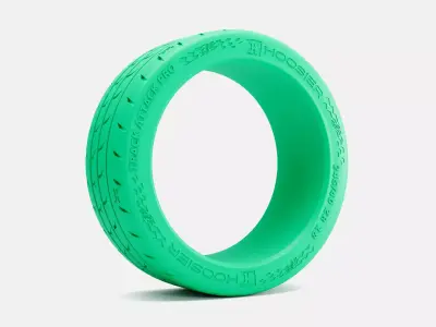 18x9 Hoosier Track Attack Pro Tire 245 40 R18 3D print model