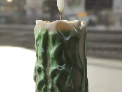 Corrupted Swamp Candle 3D model