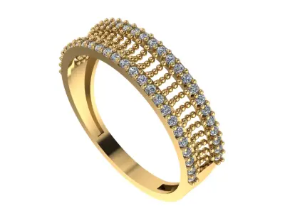balls wedding ring 3D print model
