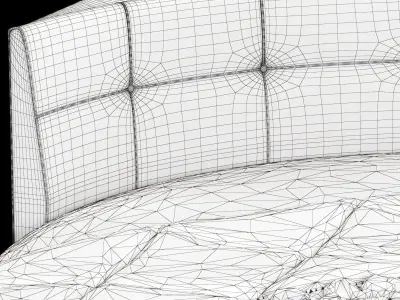 Reflex Cristal bed 3D model