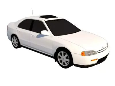HONDA ACCORD 2 2 EX SEDAN 1995 Low-poly 3D model