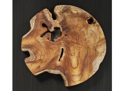 Uttermost Kolini wood wall decor 3D model