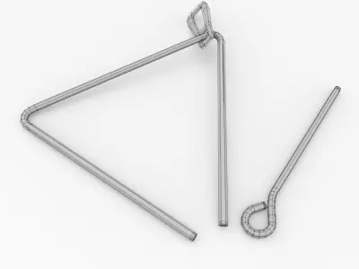 Triangle Instrument 3D model