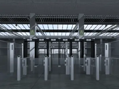 Exhibition Hall 3D model