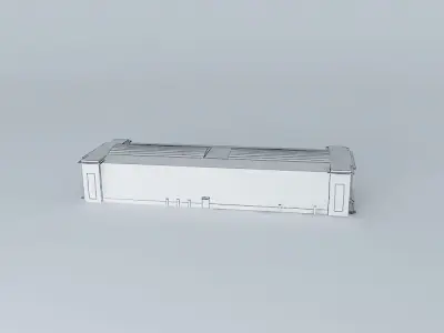 Riga BJSC Daugava sports house Free 3D model