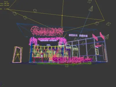 Exhibition - Area - 12X9-3DMAX2009-02 3D model