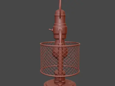 Fancy lantern to put or to hang 3D print model