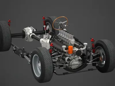 Ferrari 250 GTO - 5095GT - Complete 3D model