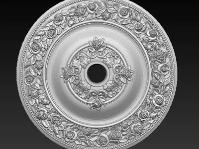 Ceiling Relief 3   3D model 3D print model