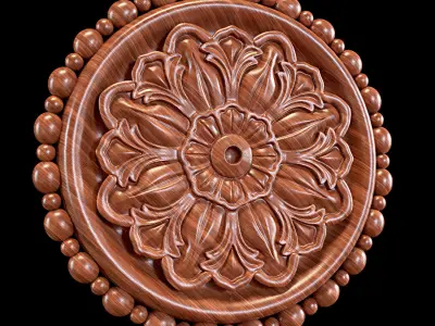 Ceiling Medallion 07 3D model
