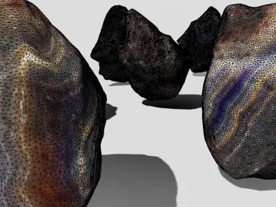 Agate MEGA Crystal Rock Collection 3D model