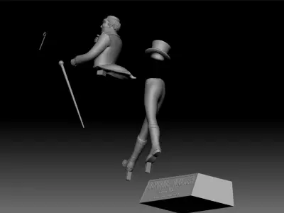 Johnnie Walker Vintage Statue 3D print model