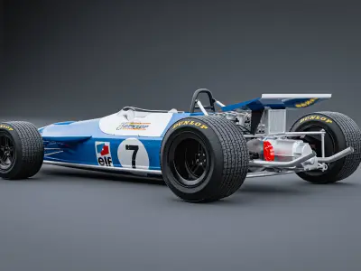 1969 Matra MS80 Formula 1 3D model