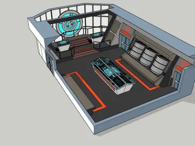 The Orville Engine Room 3D model