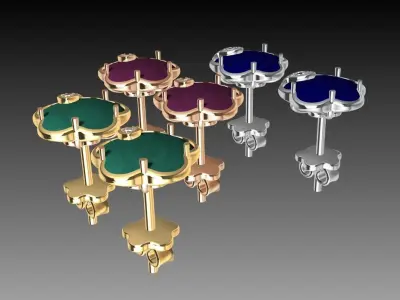 Pasquale Bruni earrings  3D print model