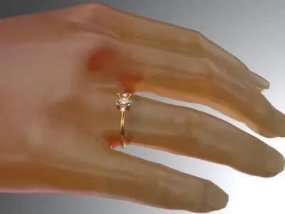 ANILLO PARA DAMA Free 3D print model