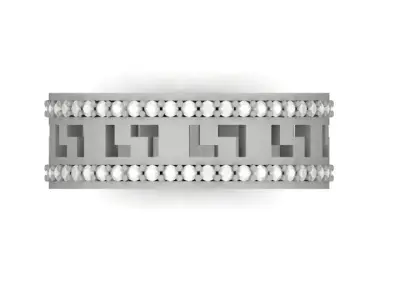 Greek ring 24-64 Free 3D print model
