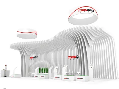 Booth - Area - 15X6-3DMAX2009-09 3D model