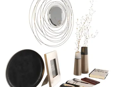 Decorative set 9 3D model