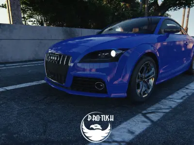 Audi TTS High Detailed 3D Model  3D model